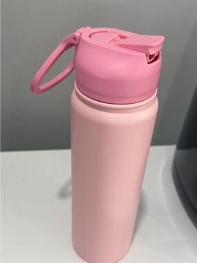 Pink Stainless Steel Travel Water Bottle - Two-Tone Pink